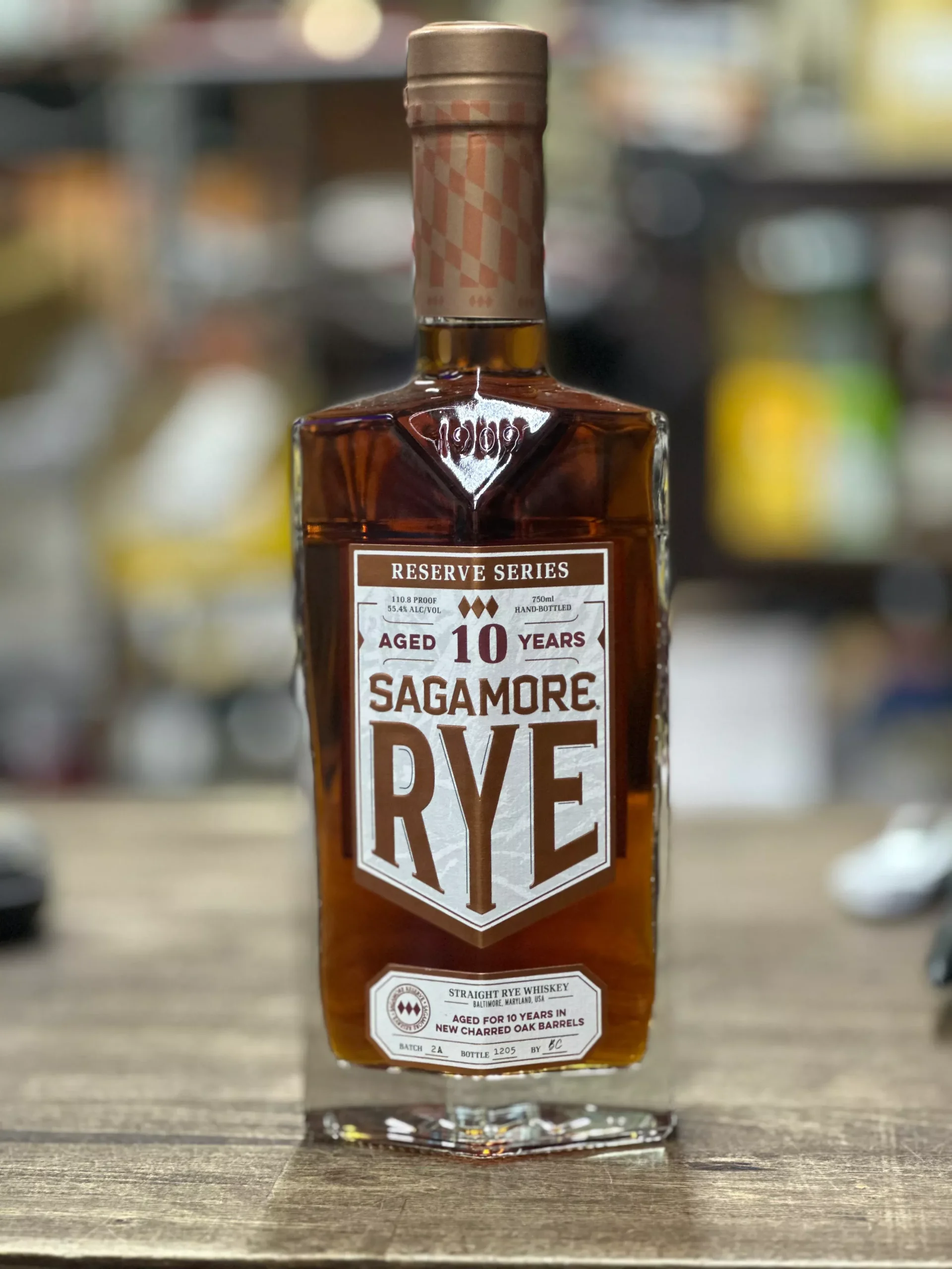 Sagamore 10 Year Rye Whiskey 750ml
