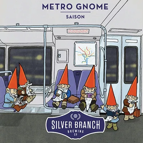Silver Branch Brewing Metro Gnome Saison Beer 6-Pack