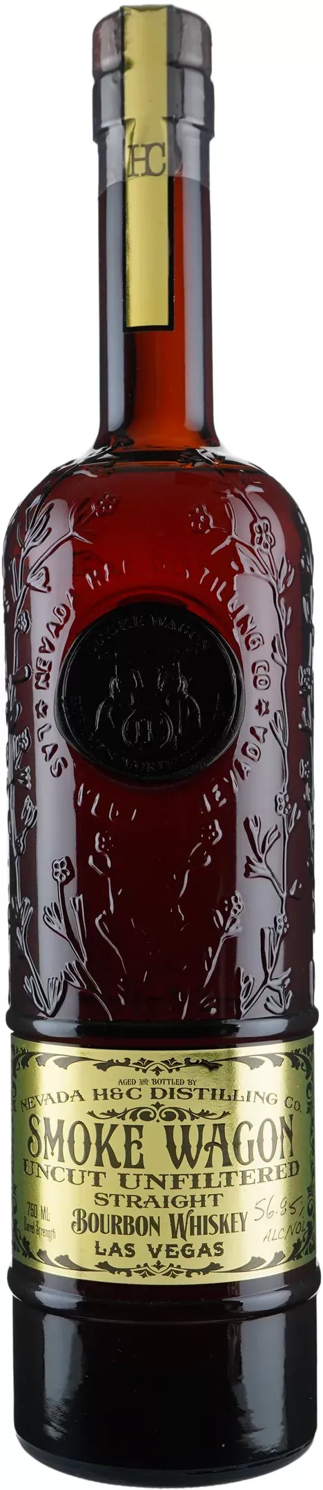 Smoke Wagon Uncut Unfiltered Bourbon 750ml