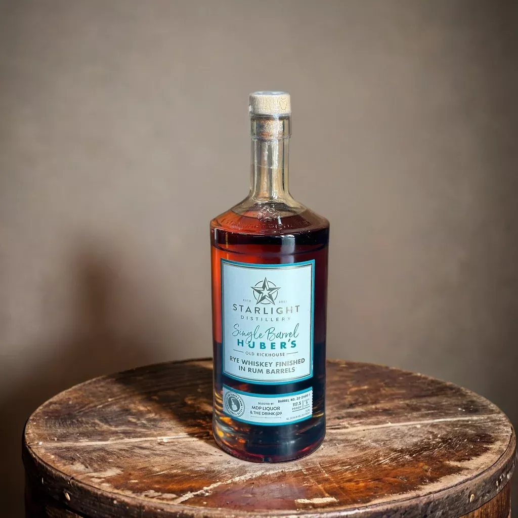 Starlight Rye Whiskey Finished in Rum Barrels 117.5 Proof 750ml