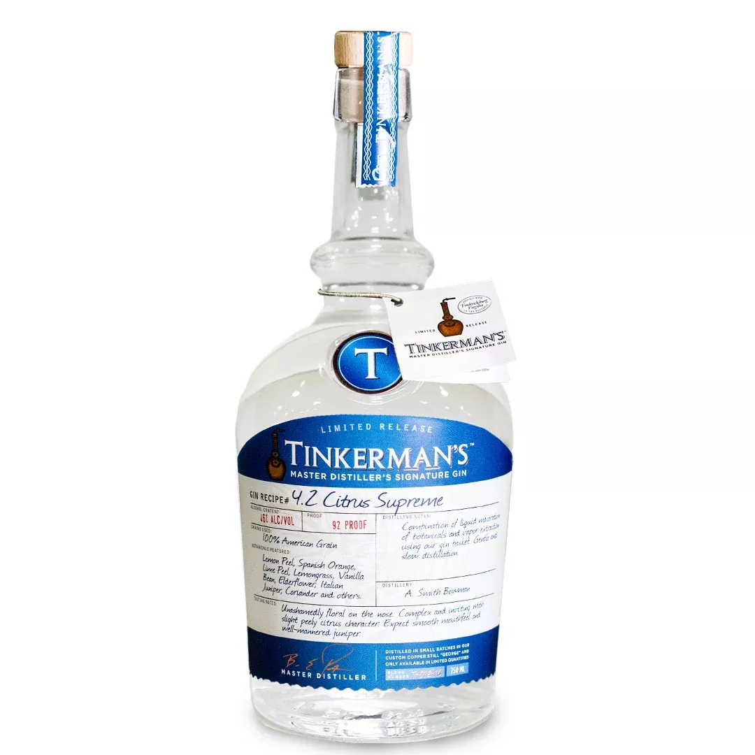 Tinkerman's 4.2 Citrus Supreme Gin 750ml