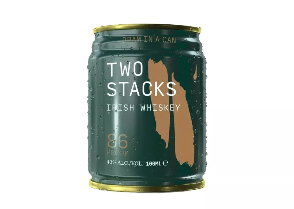 TWO STACK IRISH WHISKEY CAN 4-Pack