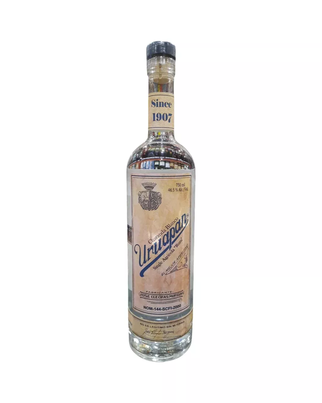 Uruapan Charanda Blanco Single Agricola Rum 750ml