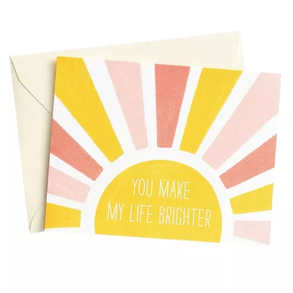 Waste Not Paper: Make Life Brighter Card