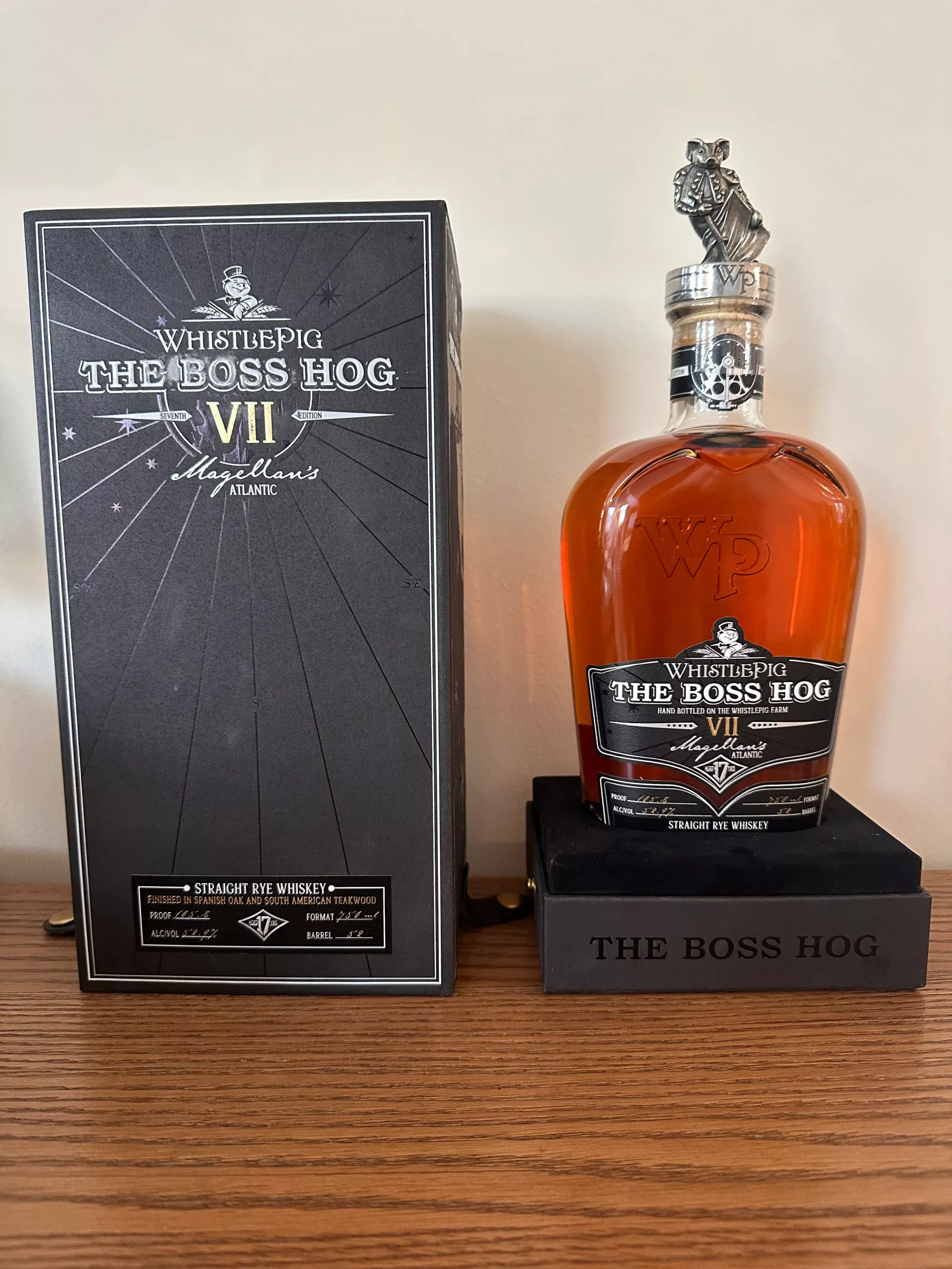 WhistlePig The Boss Hog VII Magellan's Atlantic Straight Rye Whiskey 7