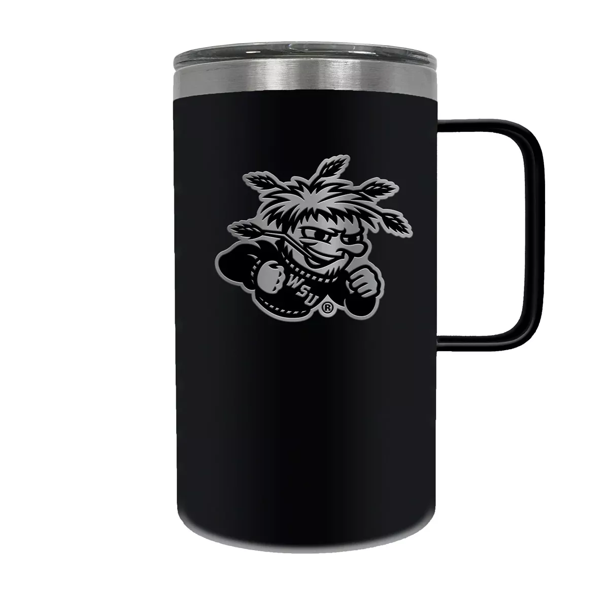 Wichita State Shockers 18 oz. Stealth HUSTLE Travel Mug