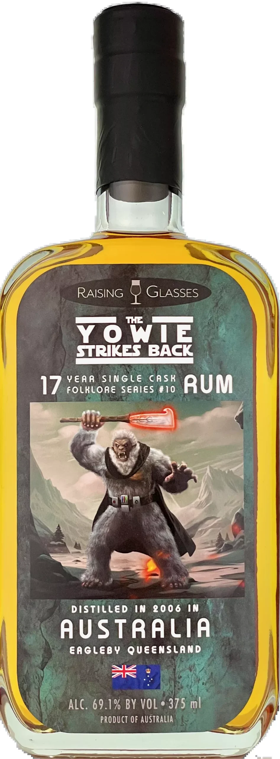 Yowie Strikes Back 17 yr Australia Rum - Raising Glasses