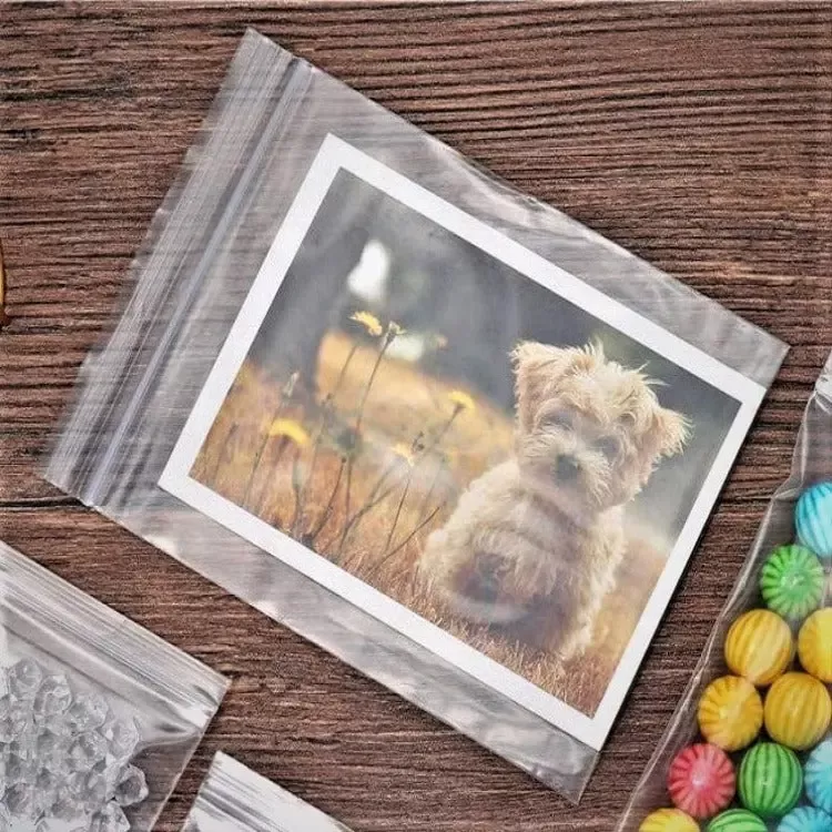 ziplock bags Reclosable 2 Mil Clear Plastic zipper Bags 7x9-1000Pcs -