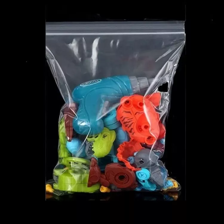 Ziplock bags Reclosable Top 2 Mil Clear Plastic Bags 12x18-1000Pcs